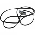 Ink tubes and trailing cable supply station assembly