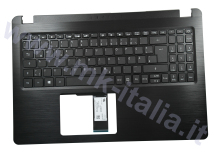 ACER COVER.UPPER.BLACK.W/KB.GER.NON-BL