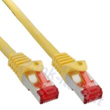 InLine® Patch Cable S/FTP PiMF Cat.6 250MHz PVC yellow 3m