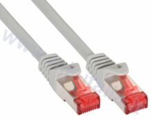InLine® Patch Cable S/FTP PiMF Cat.6 250MHz PVC grey 3m