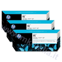 HP 91 Tintenpatrone Photo Black, Multpack 3x 775 ml